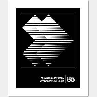 The Sisters Of Mercy / Minimalist Style Graphic Artwork Design Posters and Art